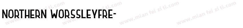 northern worssleyfre字体转换